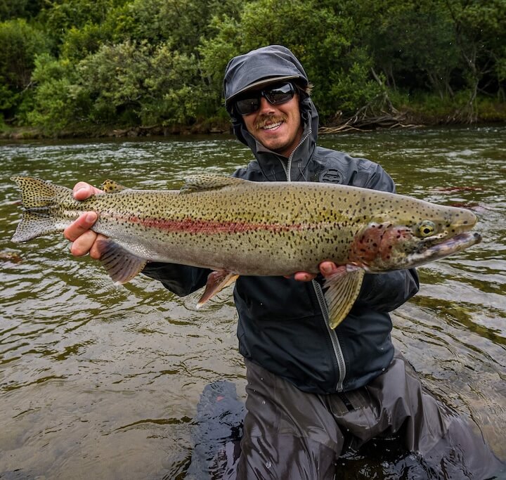 Alaska fly fishing lodge