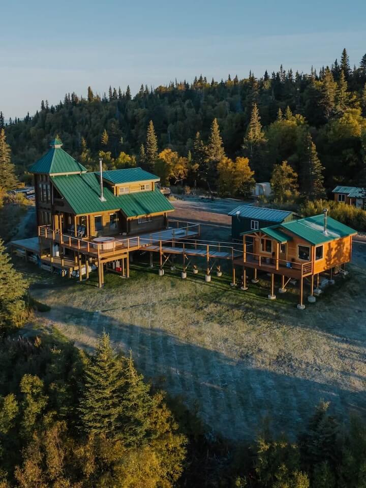 The Ridge Alaska Drone Fly Fishing Lodge